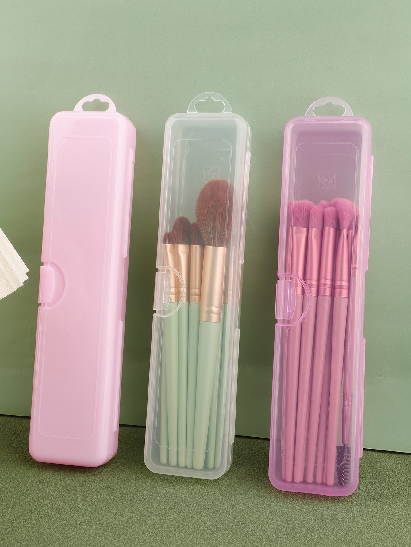 Beauty Makeup Background - Makeup Brush Organizer Portable Dustproof Pencil
