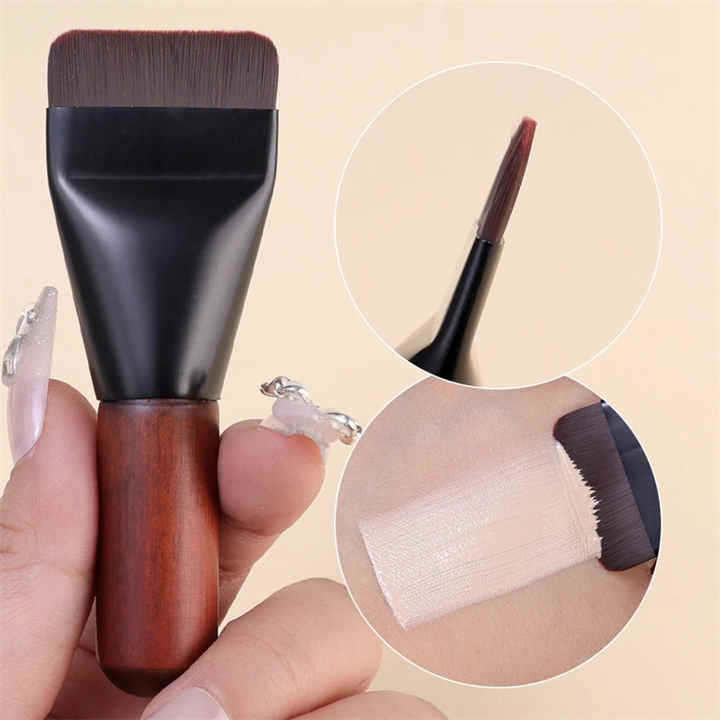Beauty Queen Makeup - Ultra Thin Foundation Brush Flat Head