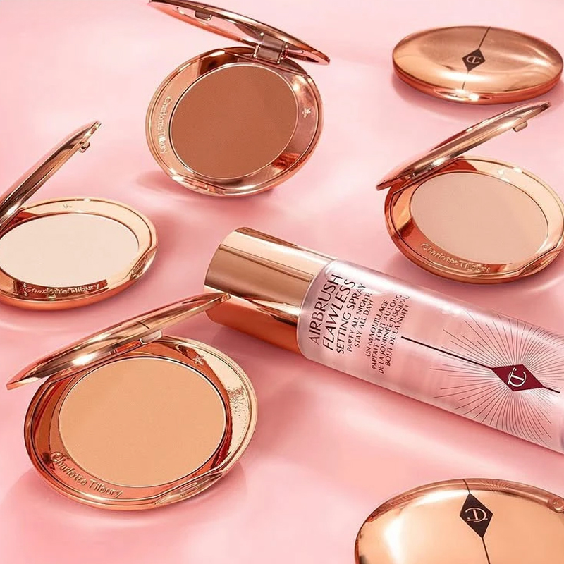 Makeup Fixing Mist - Charlotte Tilbury Set Pressed Powder Oil
