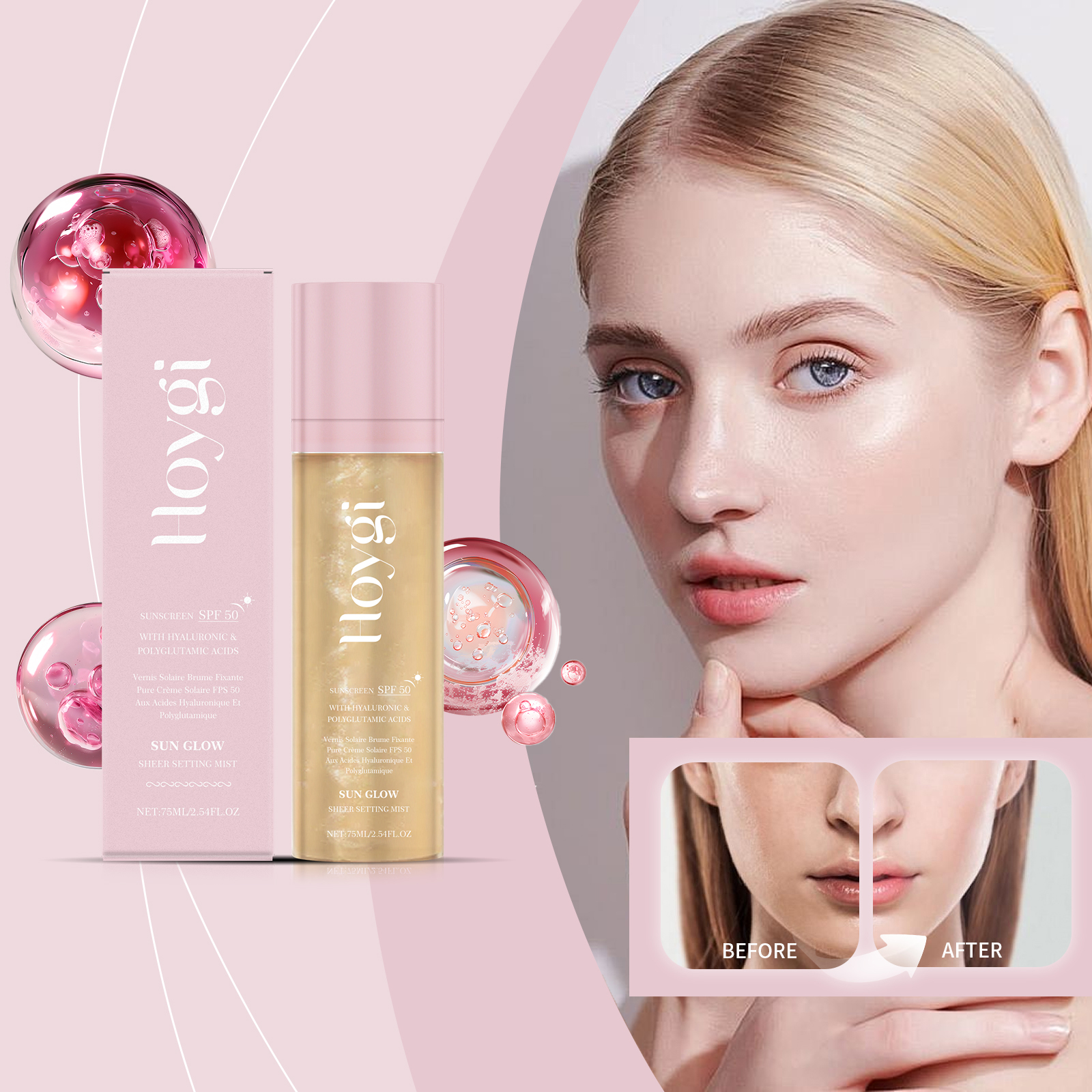 Makeup Fixing Mist - Hoygi Matte Setting Spray Long Lasting