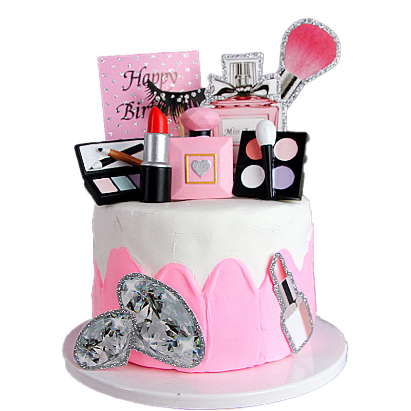 Blush Brush Kabuki - Make Up Cake DIY Decorations Perfume
