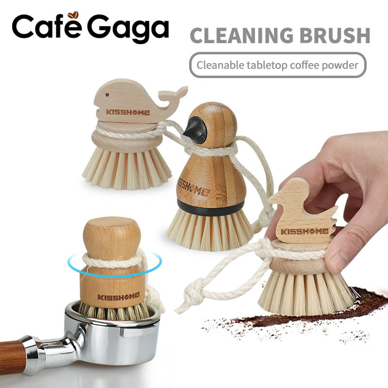 Blush Brush Kabuki - Coffee Cleaning Brush Grinder Dusting Protafilter