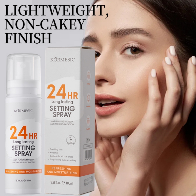 Makeup Fixing Mist - 100ml Moisturizing and Setting Spray, Non-Caking,