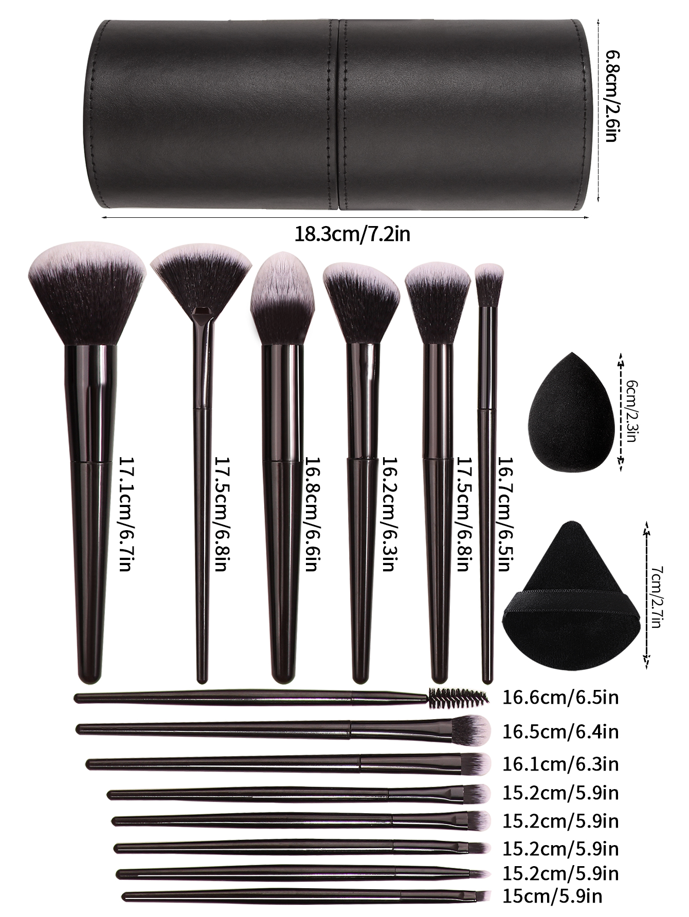3~21pcs Fashion Makeup Brsuh S – Beauty Makeup Fashion recenzja i cena