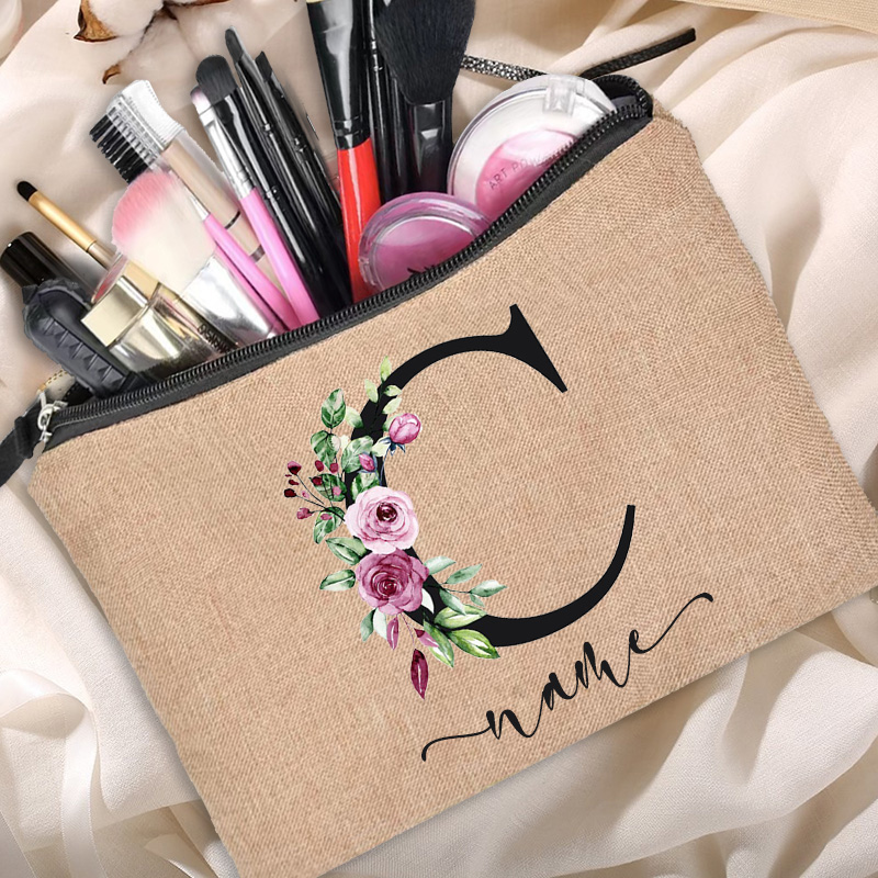 Linen Makeup Bag Customized Pe – Beauty Makeup Names recenzja i cena