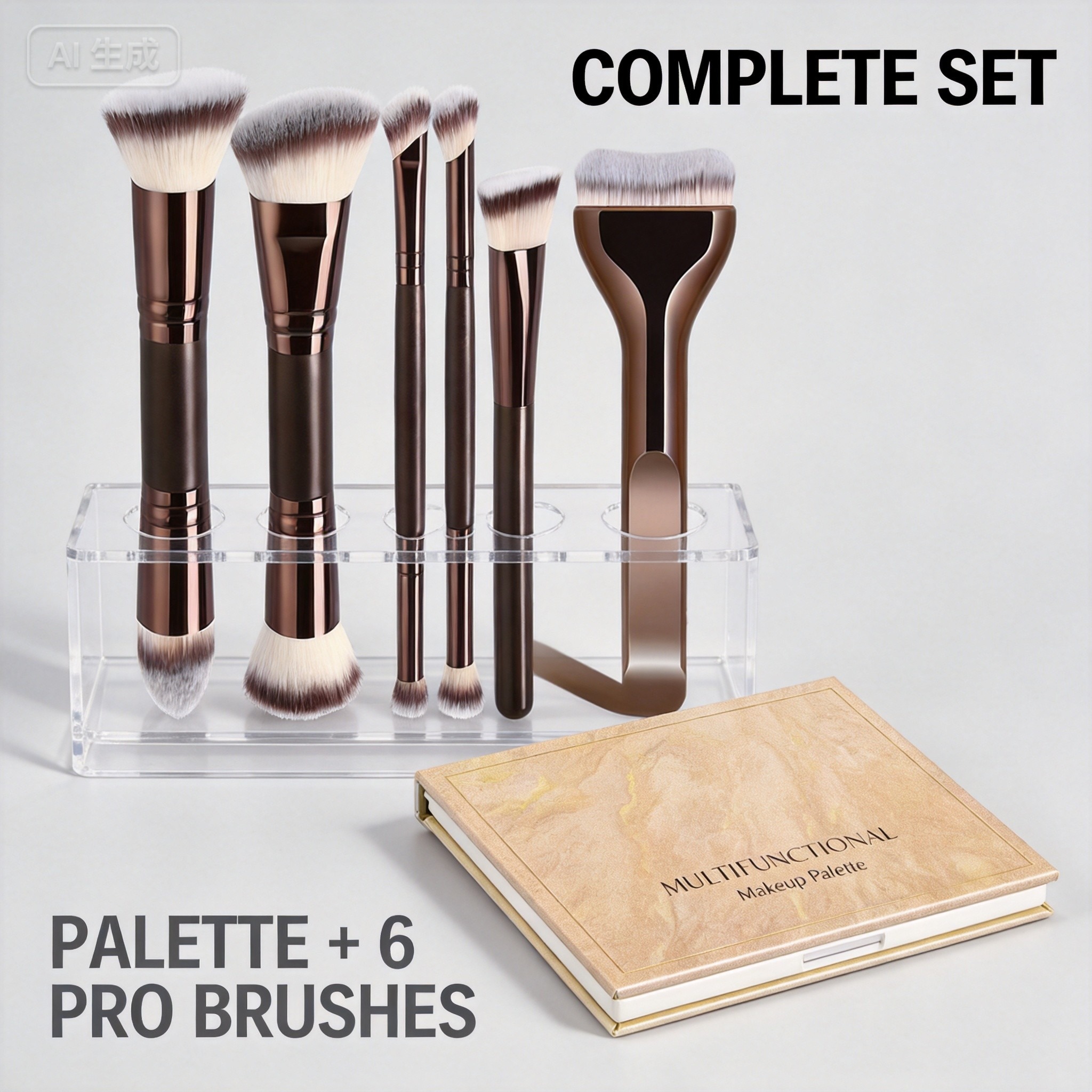 9-Color Makeup Palette with 6P – Beauty Queen Makeup recenzja i cena