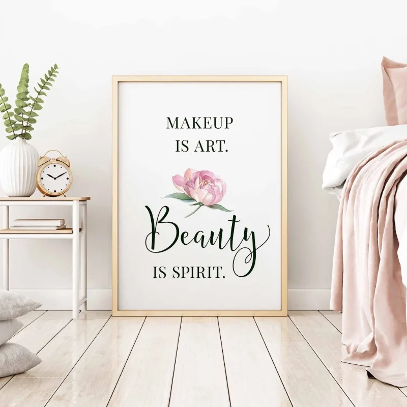 Makeup Quotes Poster Eyelash E – Beauty And Makeup Quotes recenzja i cena