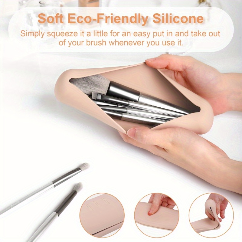 Travel Makeup Brush Holder,Sil – Beauty Queen Makeup recenzja i cena