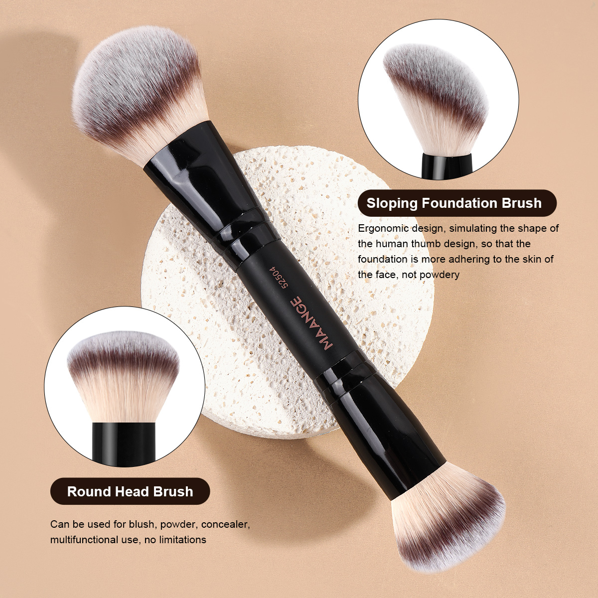 MAANGE Dual-Ended Foundation P – Beauty Queen Makeup recenzja i cena