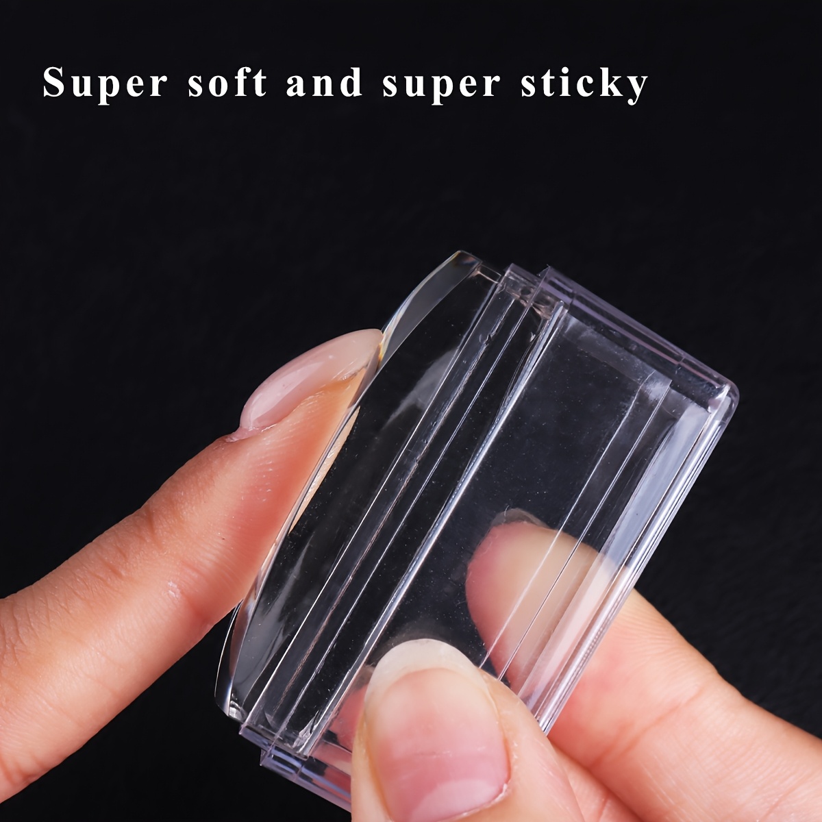 Square Clear Silicone Nail Sta – Nail Art Stamping Kit recenzja i cena