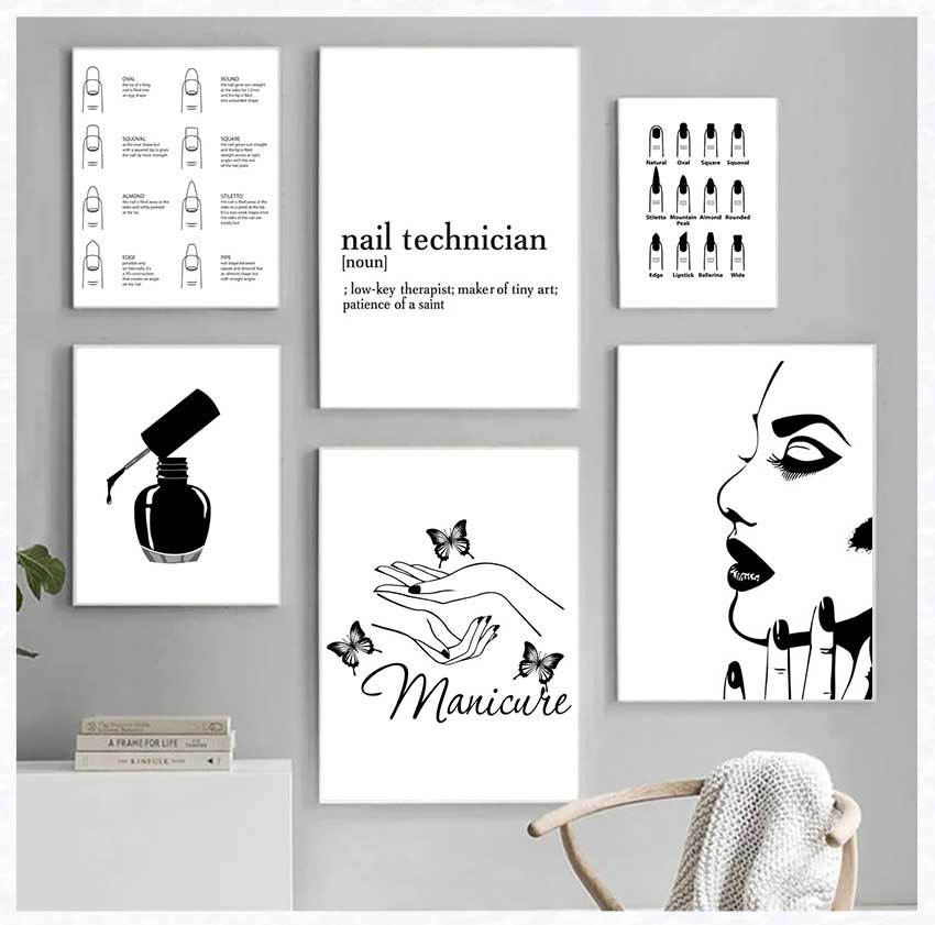 Art Posters and Prints Nail Te – Beauty And Makeup Quotes recenzja i cena