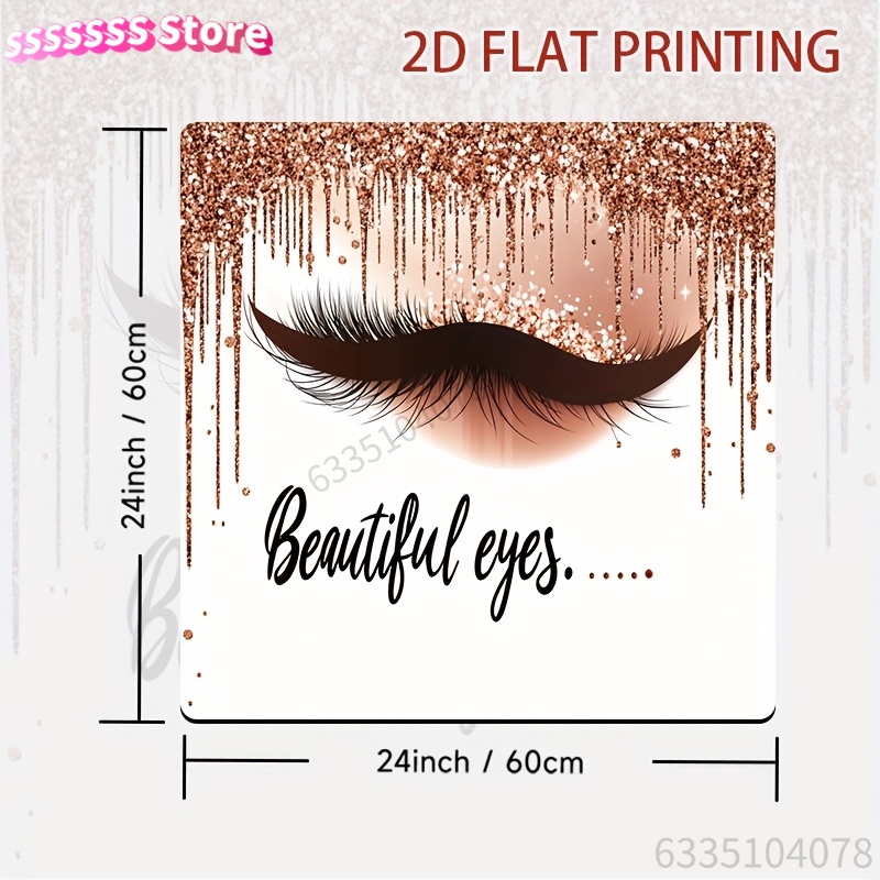 Non-Slip 2D Flat Printing Desk – Beauty And Makeup Quotes recenzja i cena