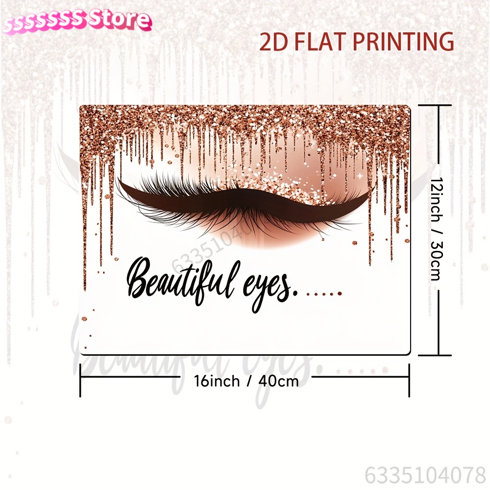 Non-Slip 2D Flat Printing Desk – Beauty And Makeup Quotes recenzja i cena