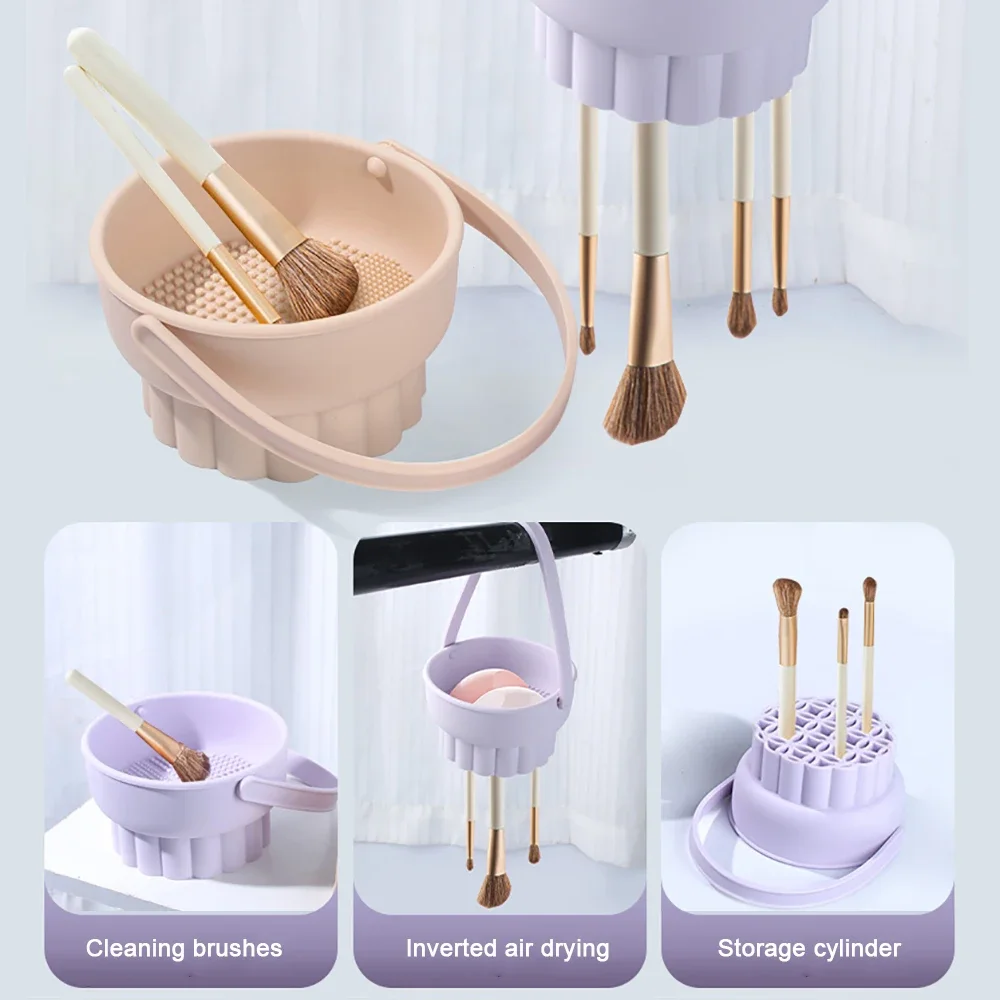 1PC Silicone Washing Bowl Make – Blush Brush Kabuki recenzja i cena