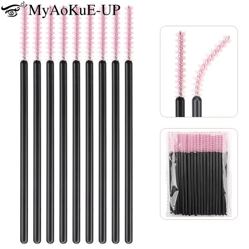 50Pcs Disposable Eyelash Makeu – Beauty Makeup Background recenzja i cena