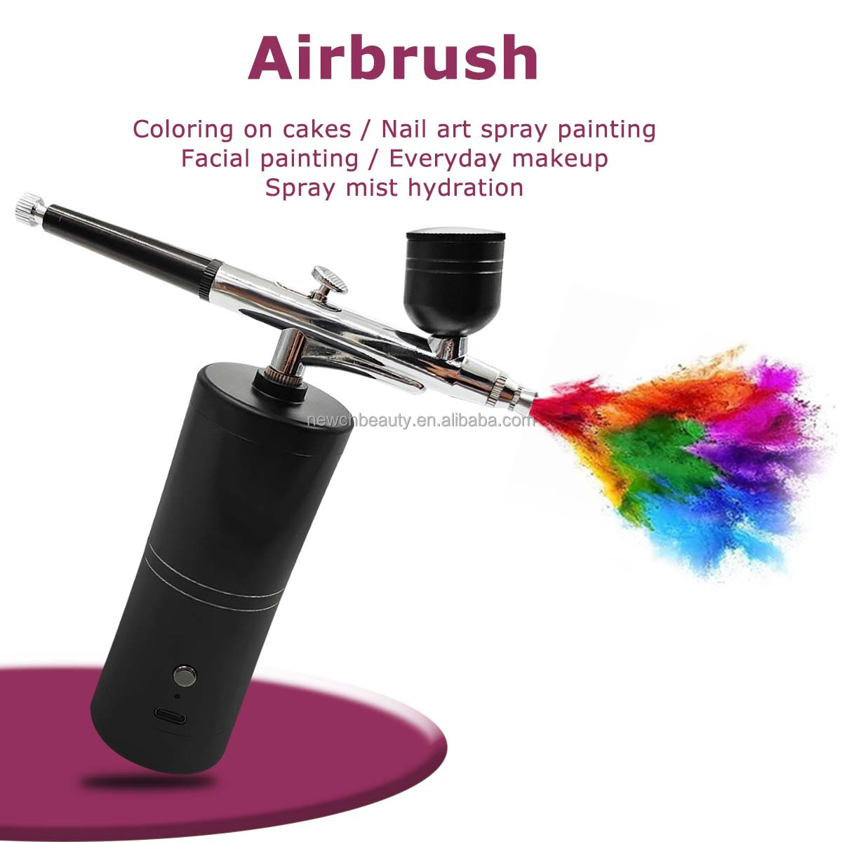 Cordless Airbrush Kit with Com – Beauty Queen Makeup recenzja i cena