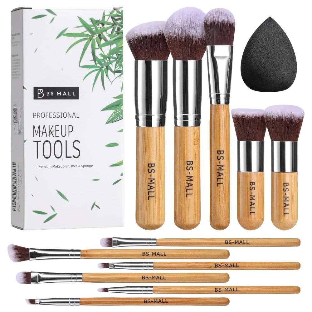 BS-MALL Makeup Brush Set 11Pcs – Blush Brush Kabuki recenzja i cena