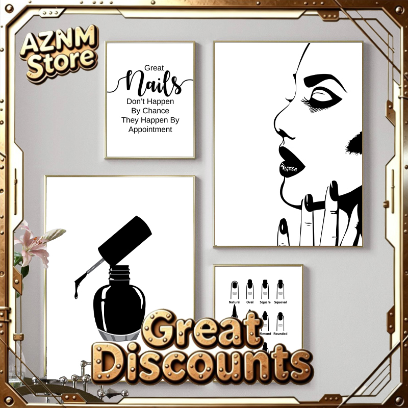 Nail Salon Quotes Makeup Wall  – Beauty And Makeup Quotes recenzja i cena