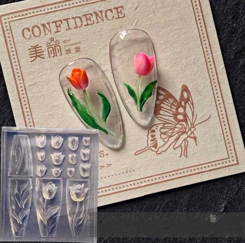 1pc Magnolia Flower Snake Rose – Nail Art Stamping Kit recenzja i cena