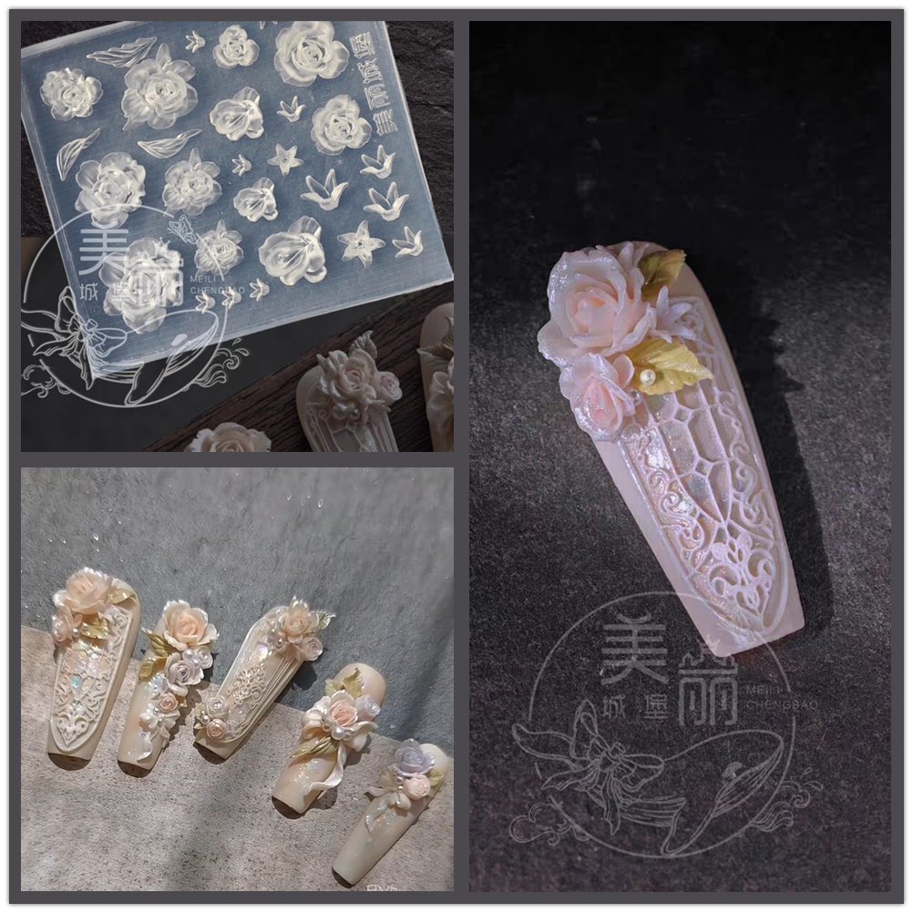 1pc Magnolia Flower Snake Rose – Nail Art Stamping Kit recenzja i cena