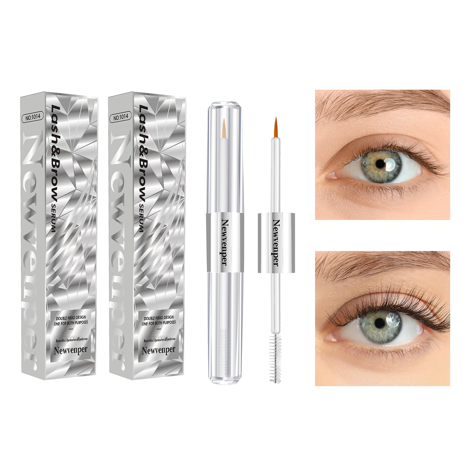 2 Pcs Eyelash Essence with Dou – Lash Serum Growth recenzja i cena