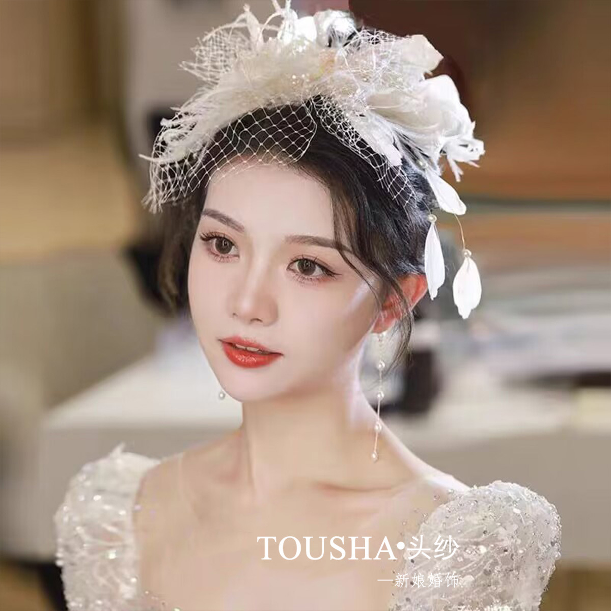 beautiful bridal headgear whit – Beauty Makeup Bridal recenzja i cena