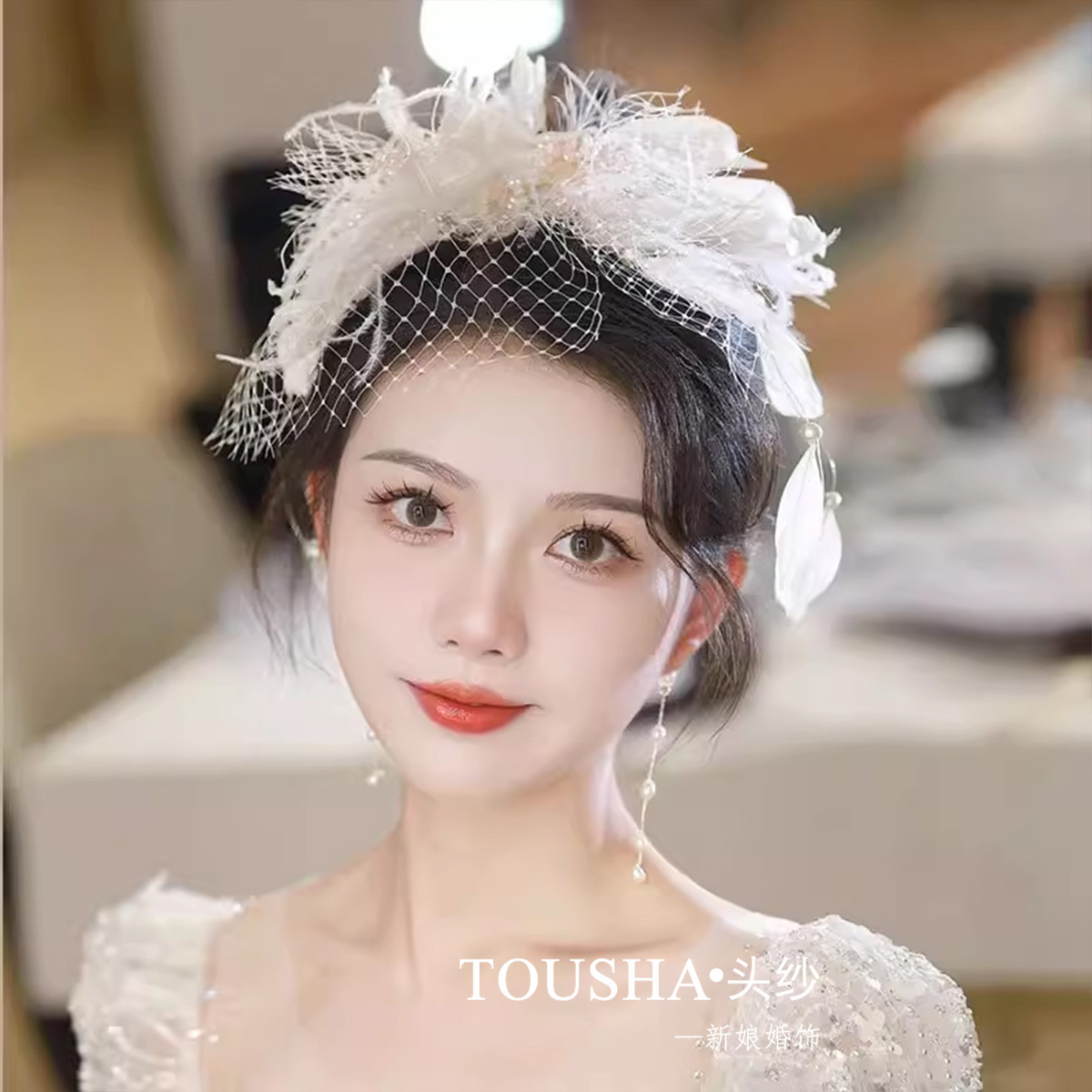 beautiful bridal headgear whit – Beauty Makeup Bridal recenzja i cena