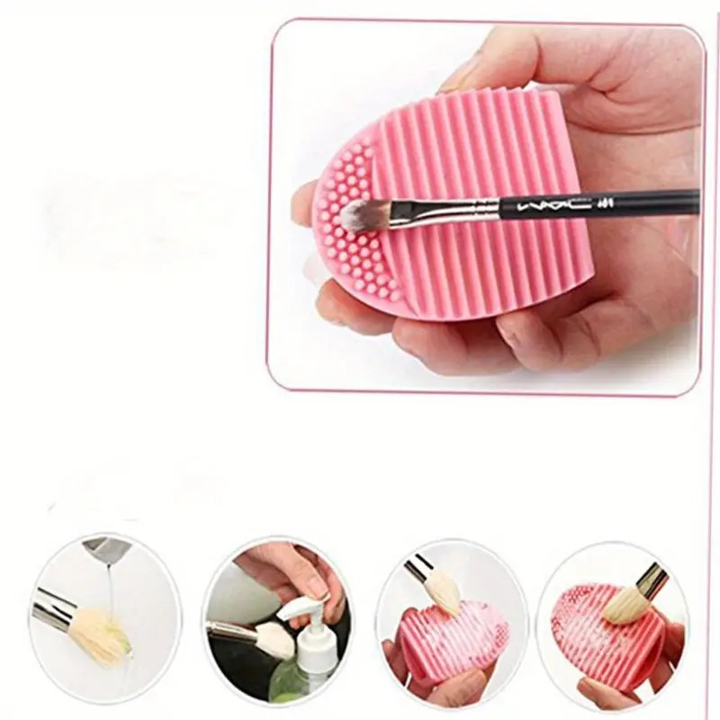 Pink Silicone Makeup Brush Cle – Beauty Home Makeup recenzja i cena