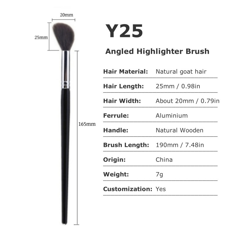 Highlighter Makeup Brushes Blu – Beauty Queen Makeup recenzja i cena