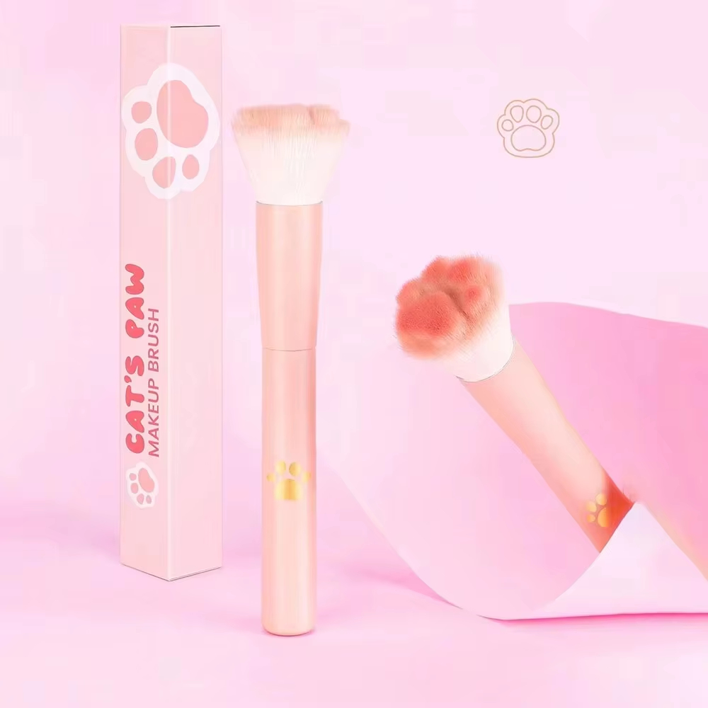 1Pc Cat Paw Blush Brush with S – Beauty Queen Makeup recenzja i cena