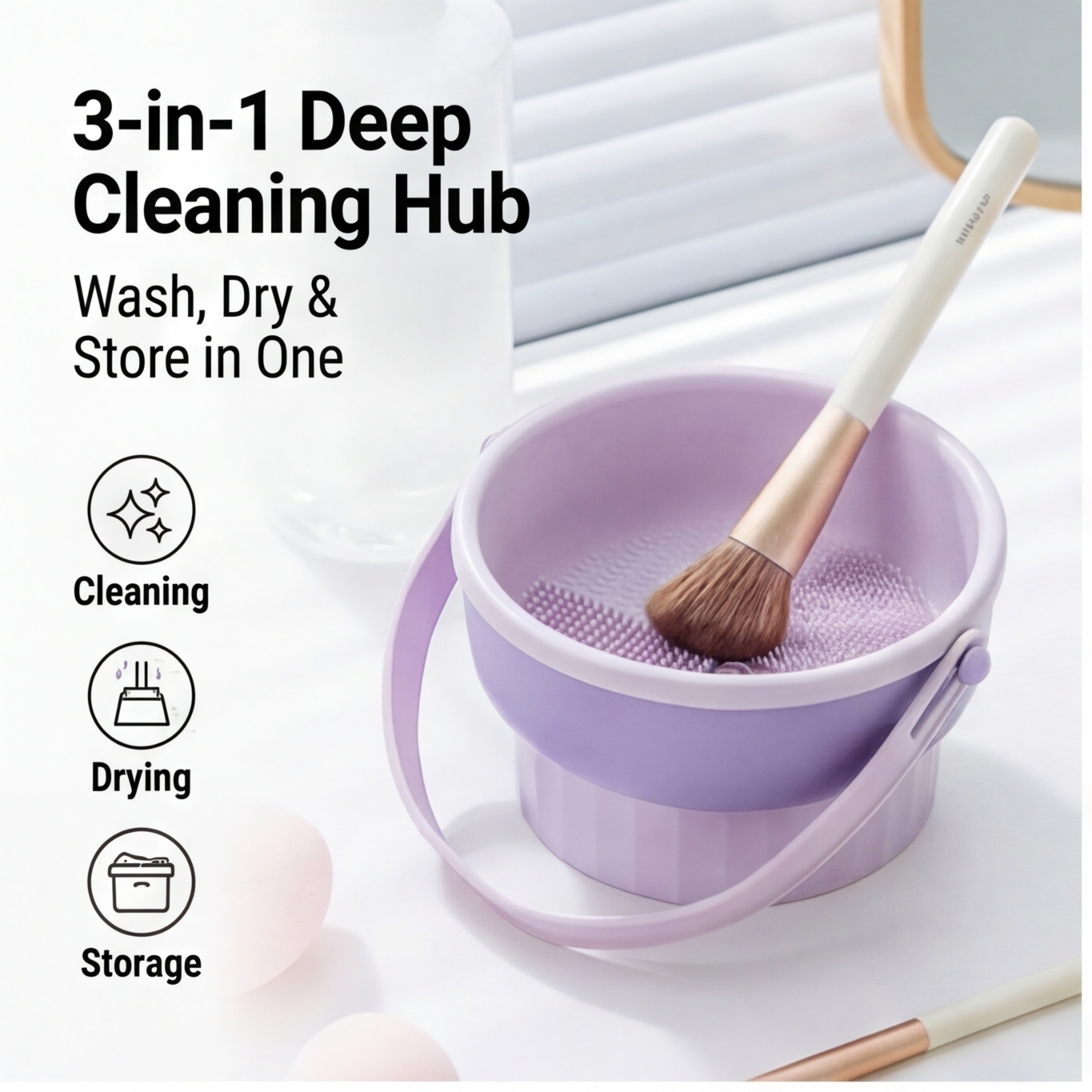 Silicone Makeup Brush Cleaning – Blush Brush Kabuki recenzja i cena