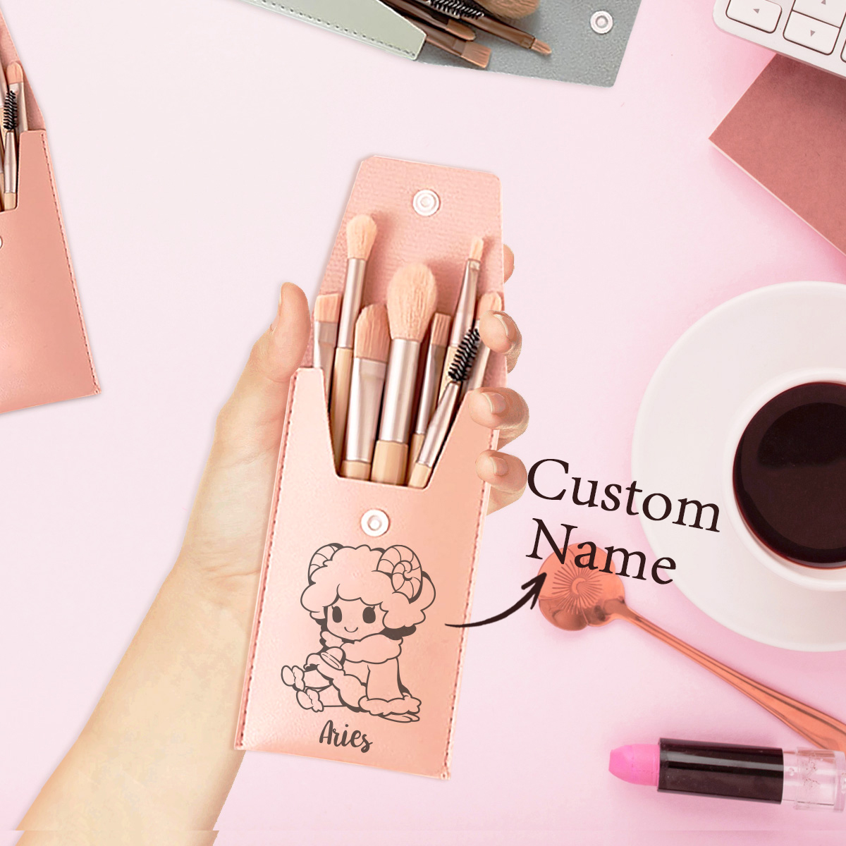 1pc Custom Name Makeup Brush,  – Beauty Makeup Names recenzja i cena