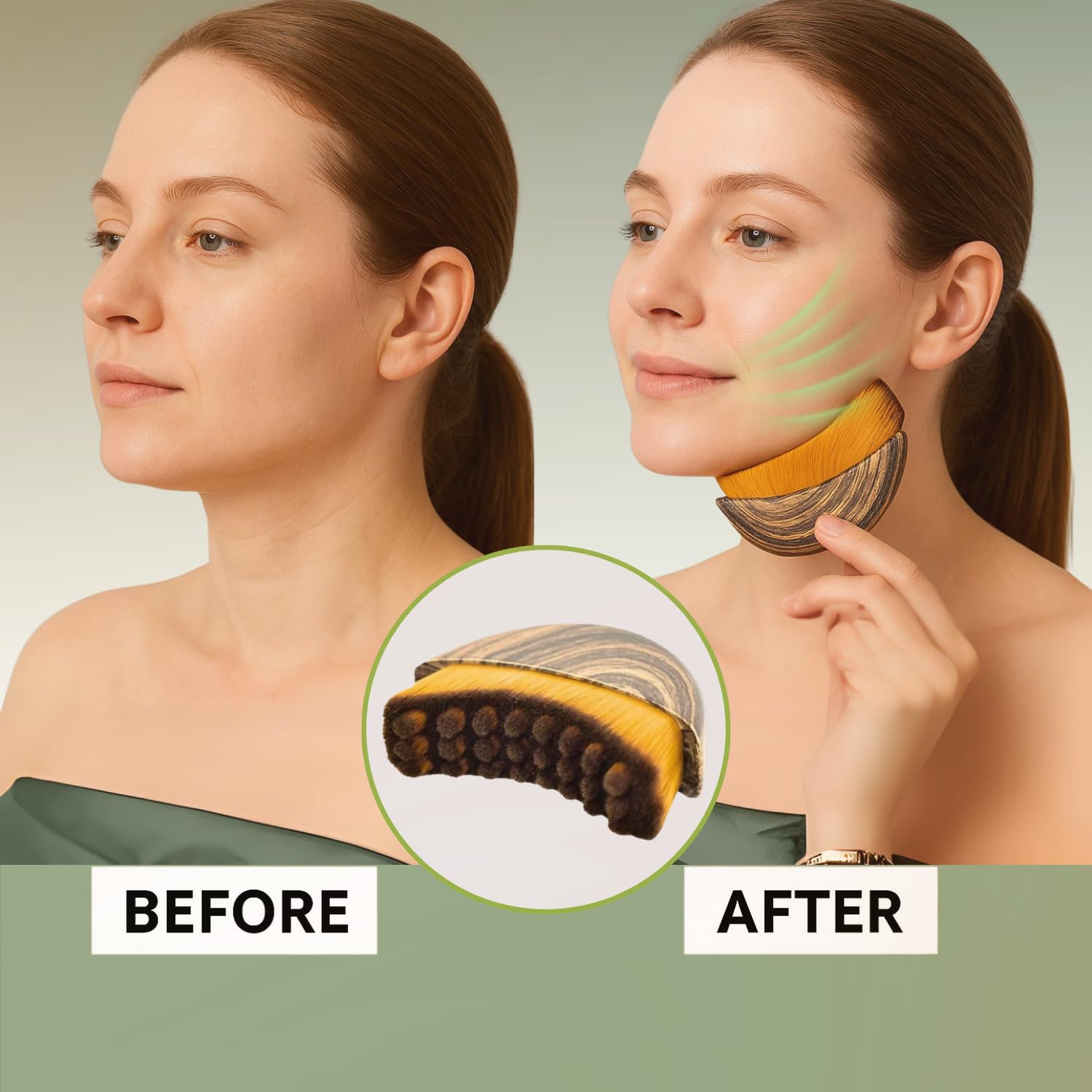 Lymphatic Contour Face Brush,  – Beauty Queen Makeup recenzja i cena