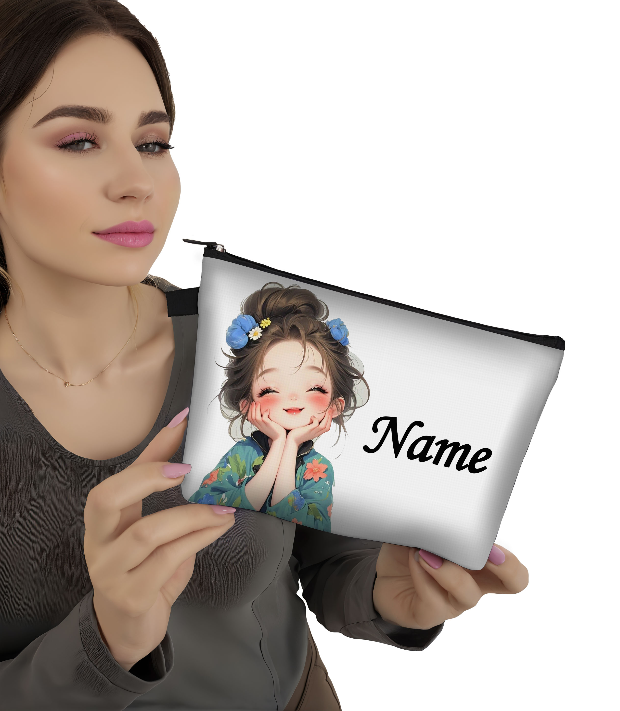 Custom Name Vintage Cute Girl  – Beauty Makeup Names recenzja i cena