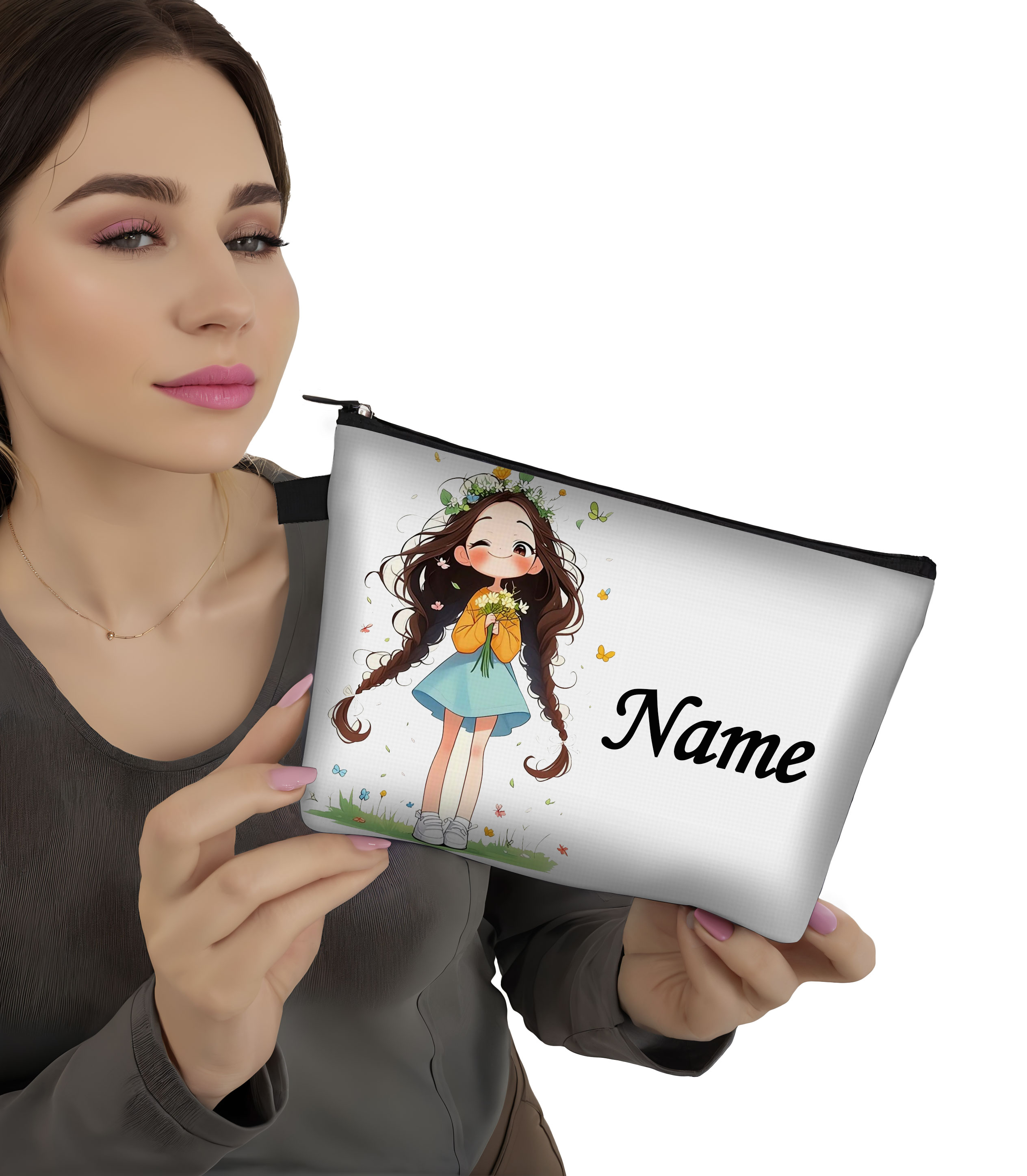 Custom Name Vintage Cute Girl  – Beauty Makeup Names recenzja i cena