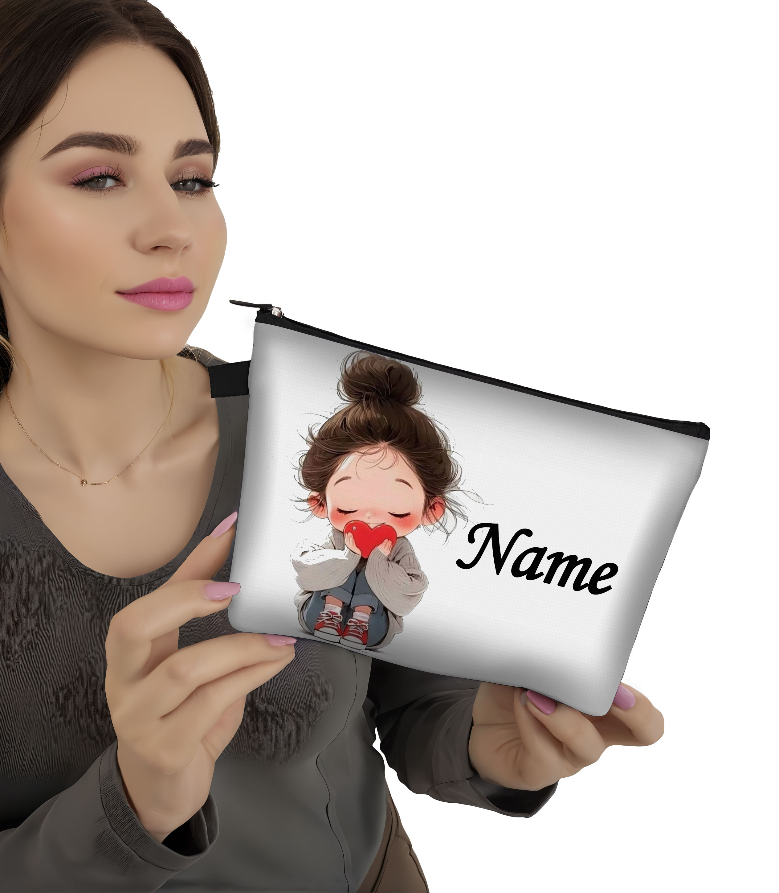 Custom Name Vintage Cute Girl  – Beauty Makeup Names recenzja i cena