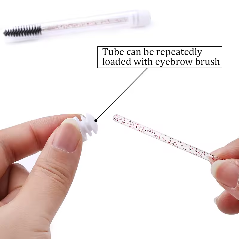 Eyelash Brush Tube With Eyebro – Beauty Makeup Background recenzja i cena
