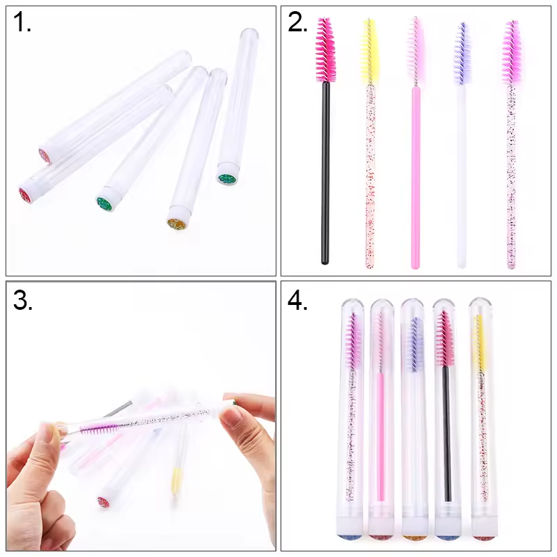 Eyelash Brush Tube With Eyebro – Beauty Makeup Background recenzja i cena