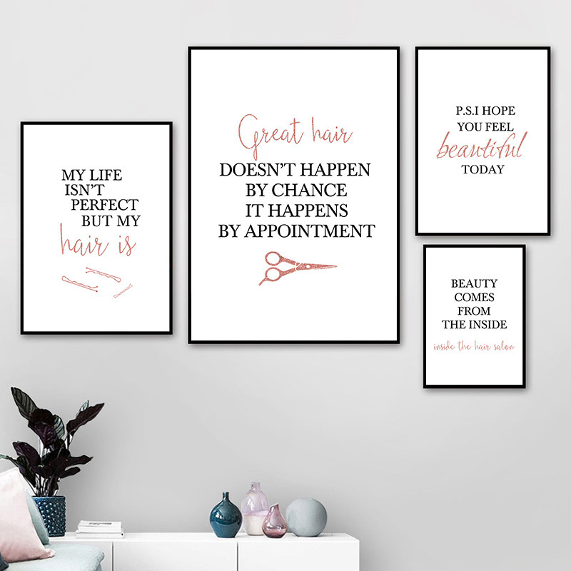 barbershop quote art posters h – Beauty And Makeup Quotes recenzja i cena