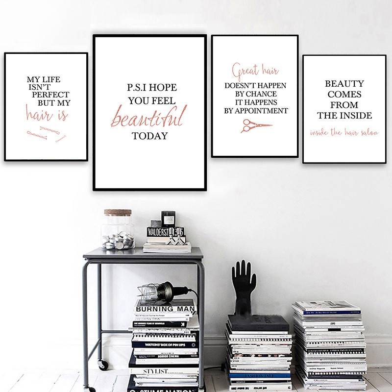 barbershop quote art posters h – Beauty And Makeup Quotes recenzja i cena