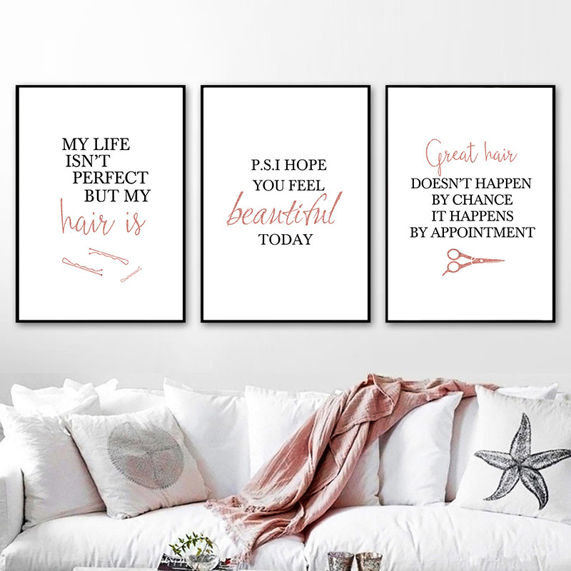 barbershop quote art posters h – Beauty And Makeup Quotes recenzja i cena