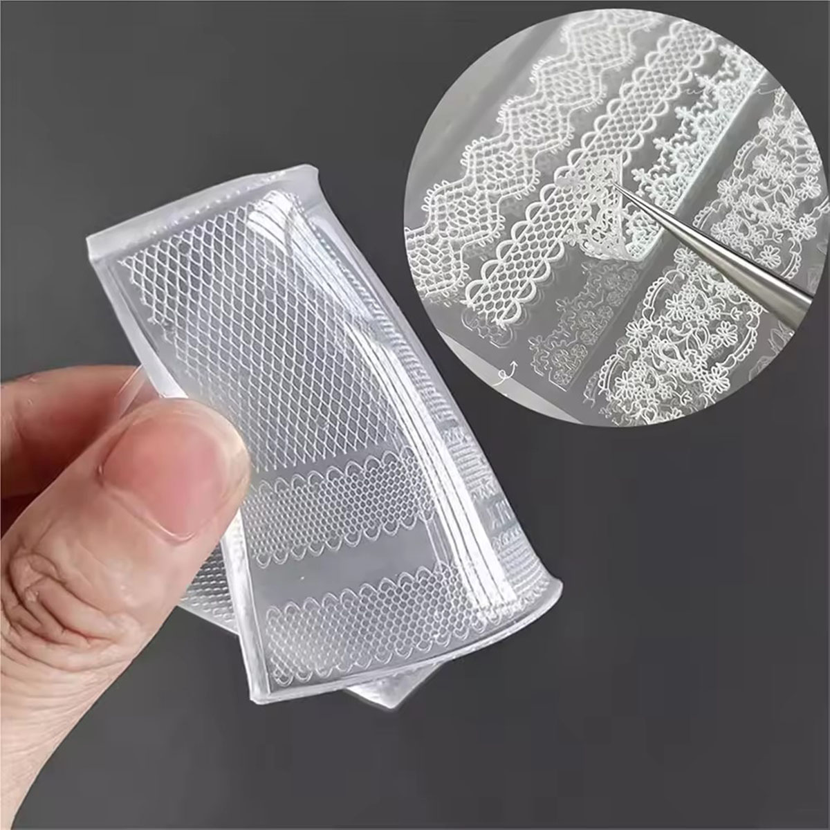1Pcs 83mm Ultra-Thin 3D Lace S – Nail Art Stamping Kit recenzja i cena