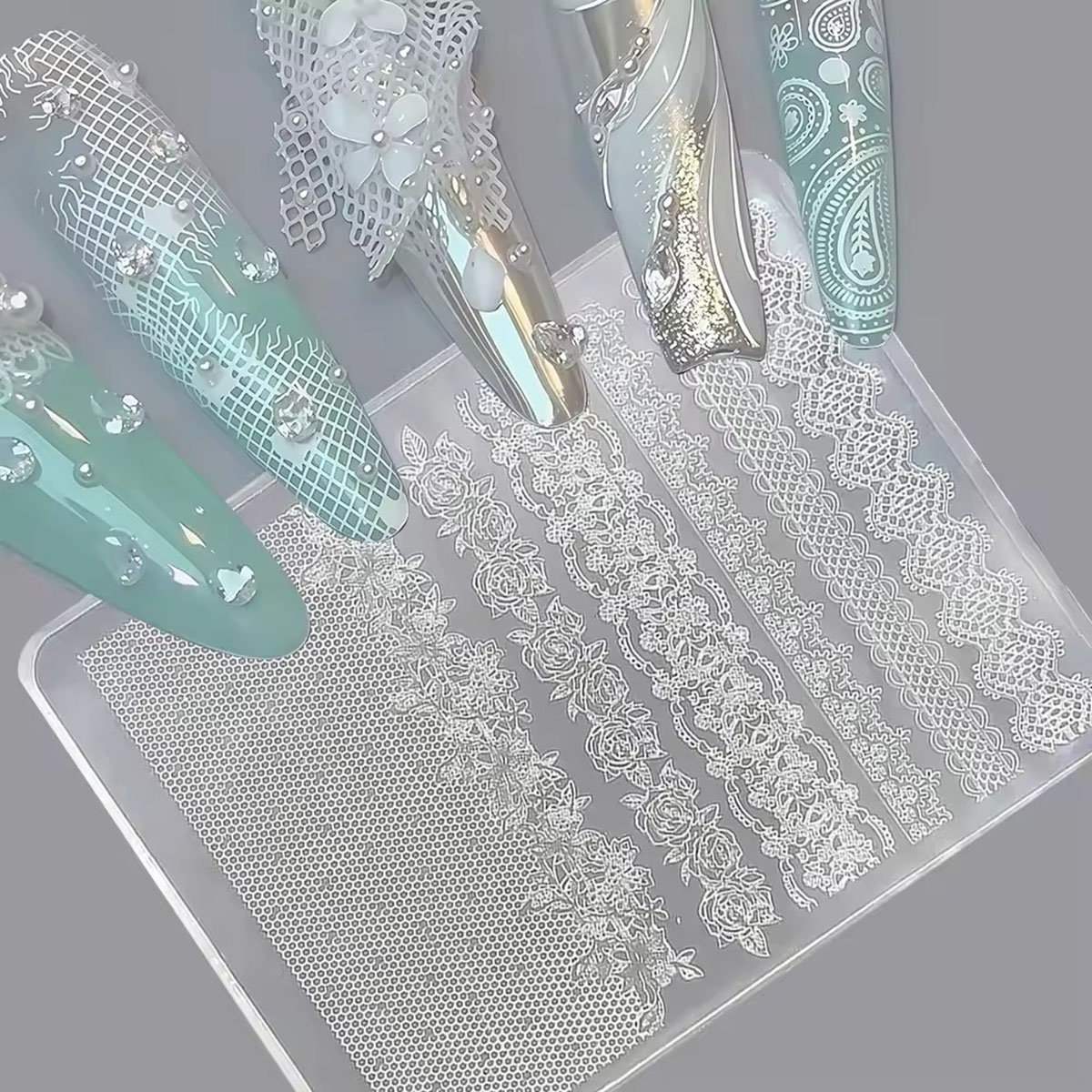 1Pcs 83mm Ultra-Thin 3D Lace S – Nail Art Stamping Kit recenzja i cena