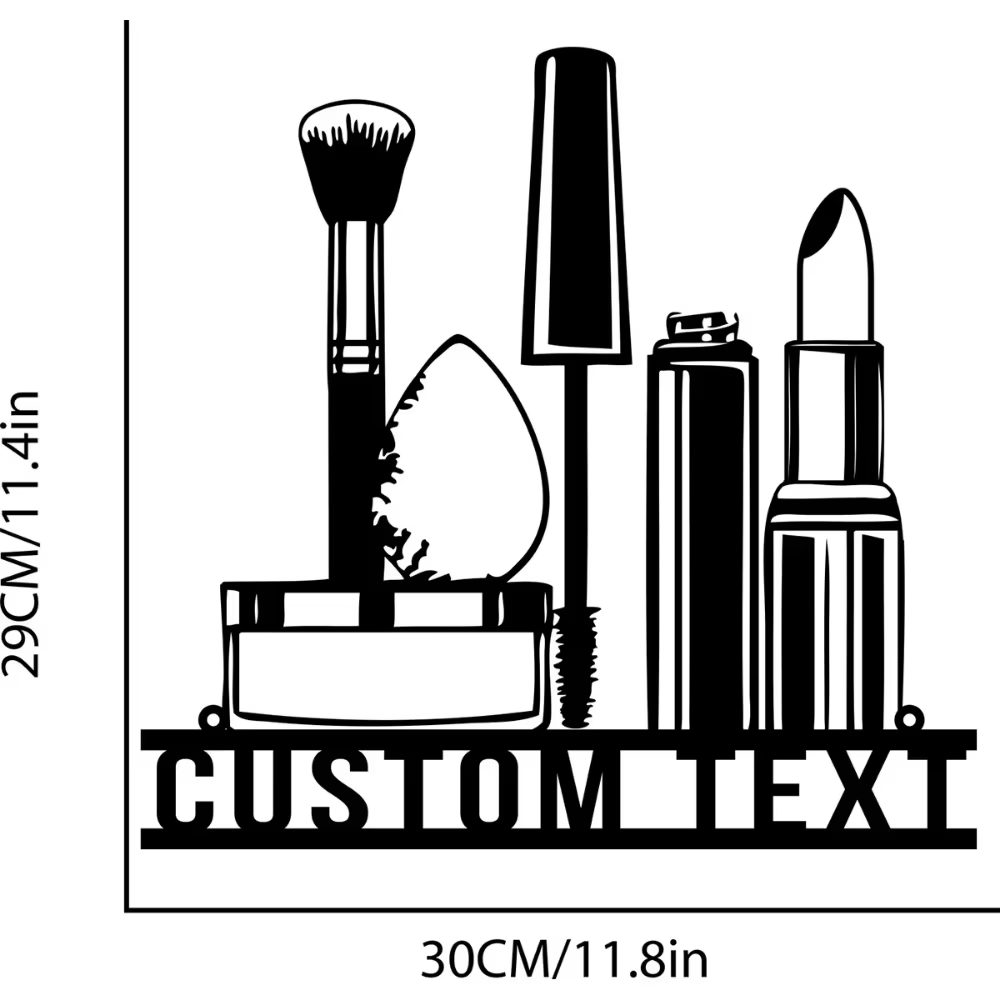 Custom Metal Wall Art with Bea – Beauty Makeup Names recenzja i cena