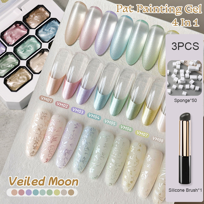 UR SUGAR 3PCS Pearl Pat Painti – Nail Art Stamping Kit recenzja i cena