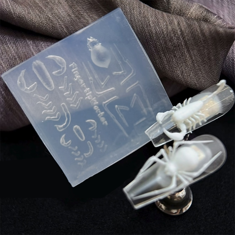 3D Spider Scorpion Silicone Na – Nail Art Stamping Kit recenzja i cena