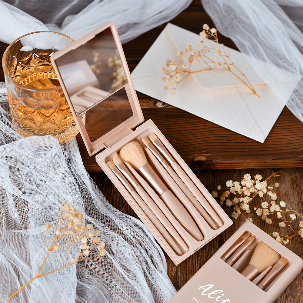 Personalized 5pc Makeup Brush  – Beauty Makeup Bridal recenzja i cena