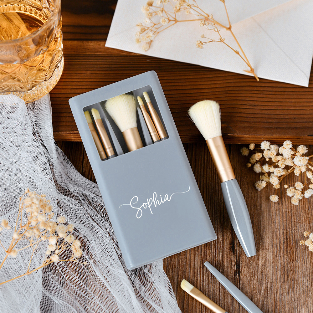 Personalized 5pc Makeup Brush  – Beauty Makeup Bridal recenzja i cena