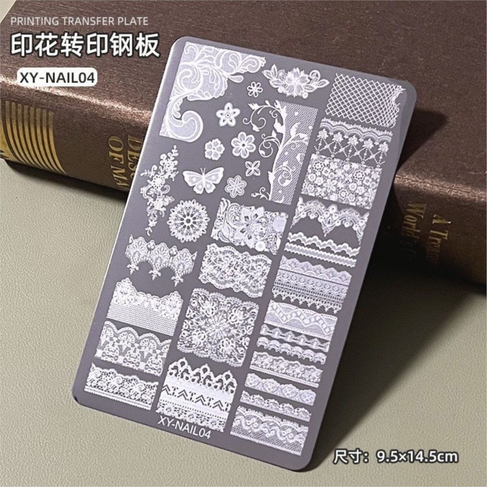 9*15cm 3D Lace Butterfly Nail  – Nail Art Stamping Kit recenzja i cena