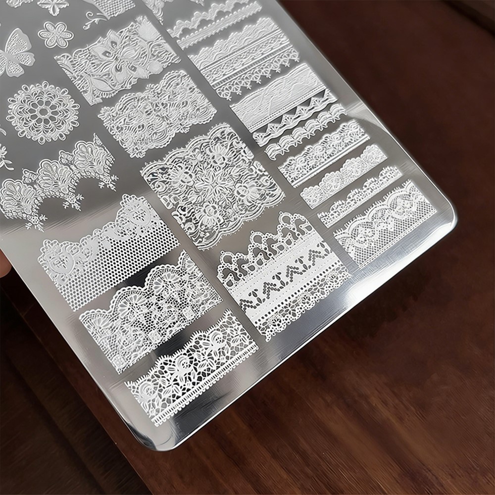 9*15cm 3D Lace Butterfly Nail  – Nail Art Stamping Kit recenzja i cena